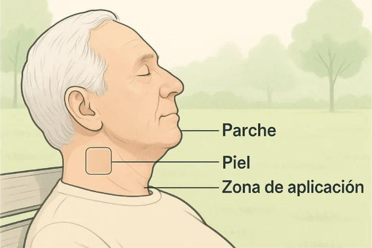 Parches naturales para salud en el cuidado de adultos mayores